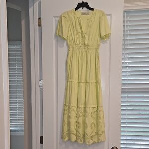 Haute Hippie Elegant Bright Yellowish Dress. Women's Size XS